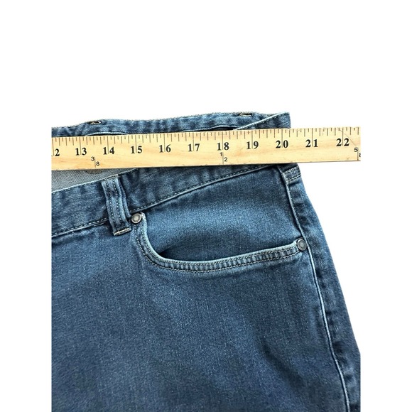 ERMENEGILDO ZEGNA Jeans Mens 42X30 Straight Leg Blue Denim Preppy Casual #MN15-5 - Picture 10 of 13